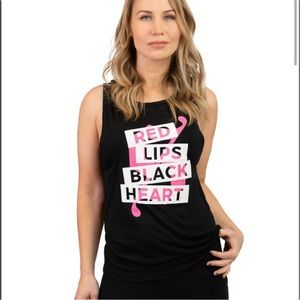 Sellout Life Red Lips Black Heart